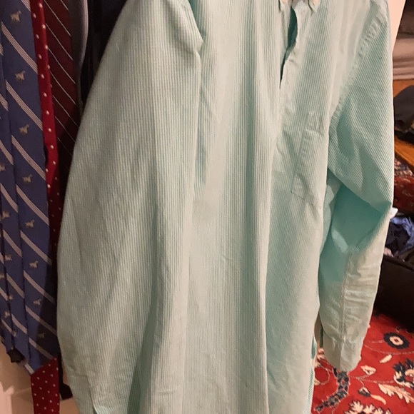 J. Crew medium button down turquoise men’s - Picture 3 of 3